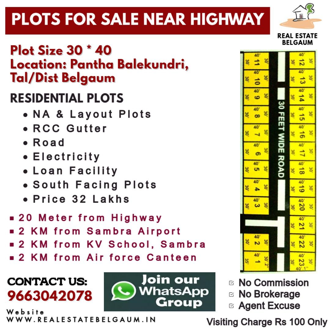 PLOTS FOR SALE Pantha Balekundri - Image 8